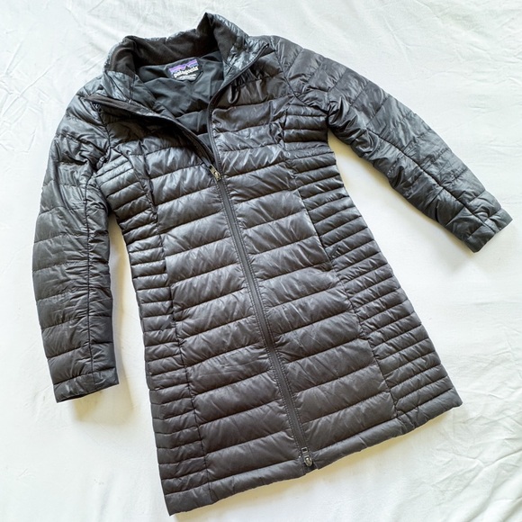 Patagonia Fiona Down Parka - Black - Size XS (read) - Picture 1 of 9
